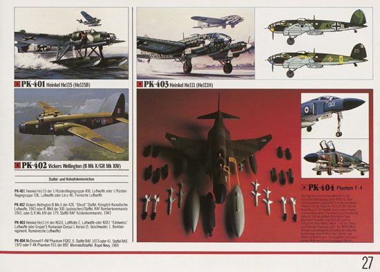 Matchbox Kits Katalog 1982-1983