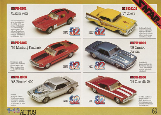 Matchbox Kits Katalog 1982-1983