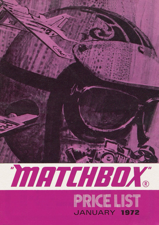 Matchbox Pricelist January 1972