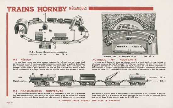 Meccano Les Meilleurs Jouets 1935-1936