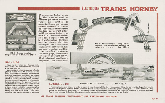 Meccano Les Meilleurs Jouets 1935-1936