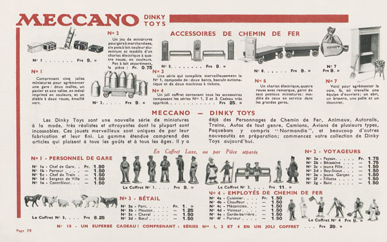 Meccano Les Meilleurs Jouets 1935-1936