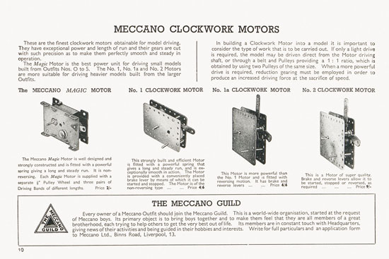 Meccano Katalog 1939-1940