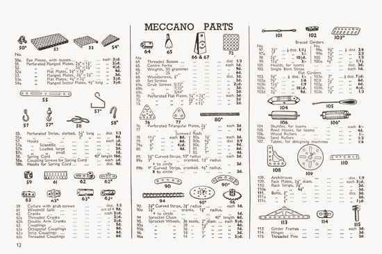 Meccano Katalog 1939-1940