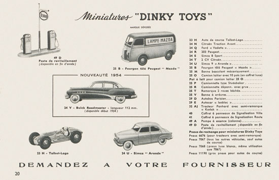 Meccano Katalog 1954