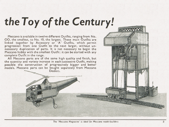 Meccano Katalog 1955