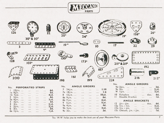 Meccano Katalog 1955