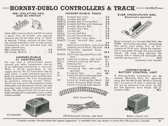 Meccano Katalog 1955