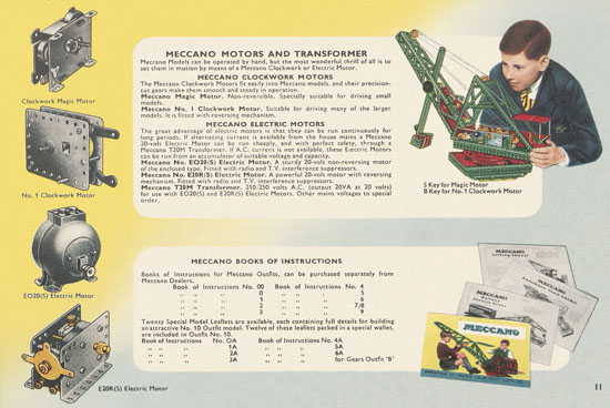 Meccano Katalog 1956