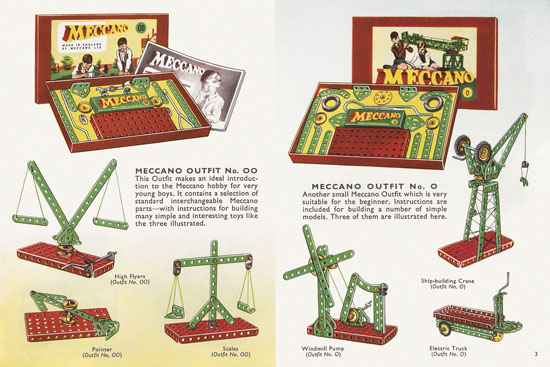 Seite 3 Meccano Katalog 1957
