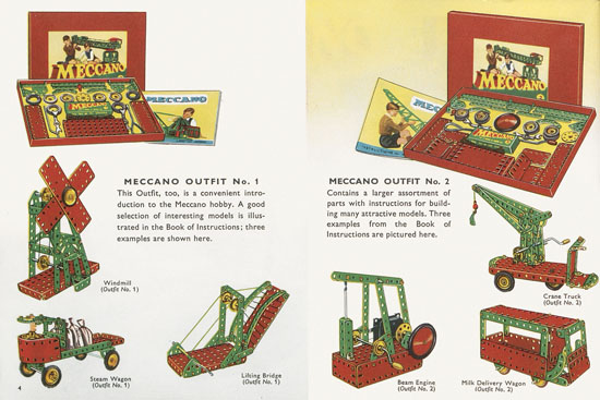 Seite 4 Meccano Katalog 1957