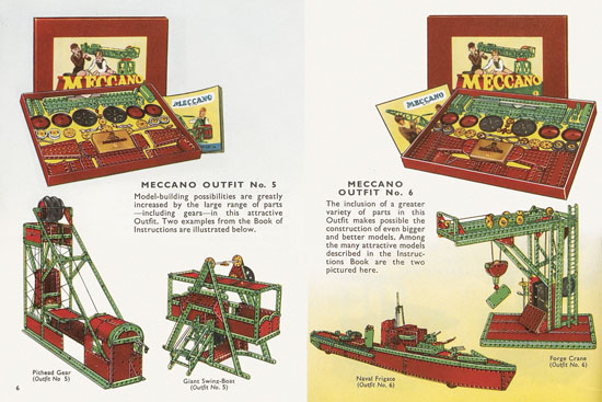 Seite 6 Meccano Katalog 1957