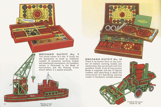 Seite 8 Meccano Katalog 1957