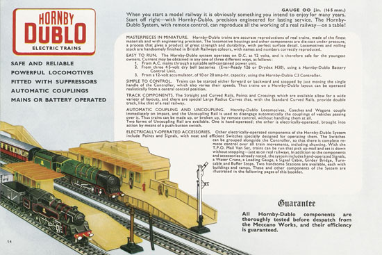 Seite 14 Meccano Katalog 1957