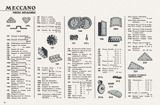 Meccano Katalog 1957 français