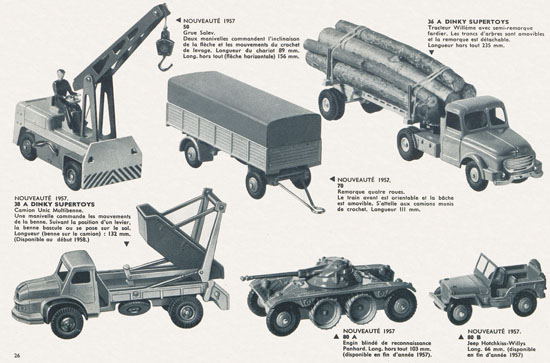 Meccano Katalog 1957 français