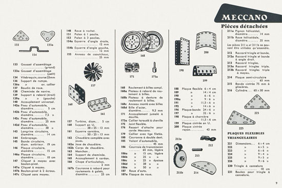 Meccano Katalog 1958