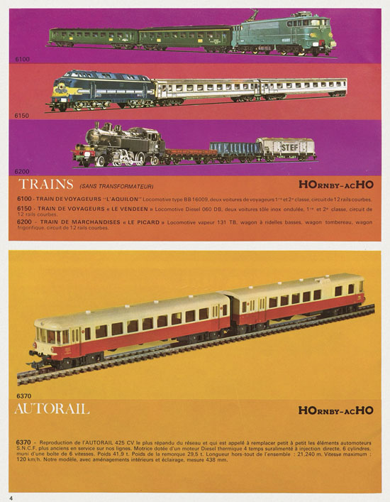 Meccano Hornby-AcH0 Katalog 1969