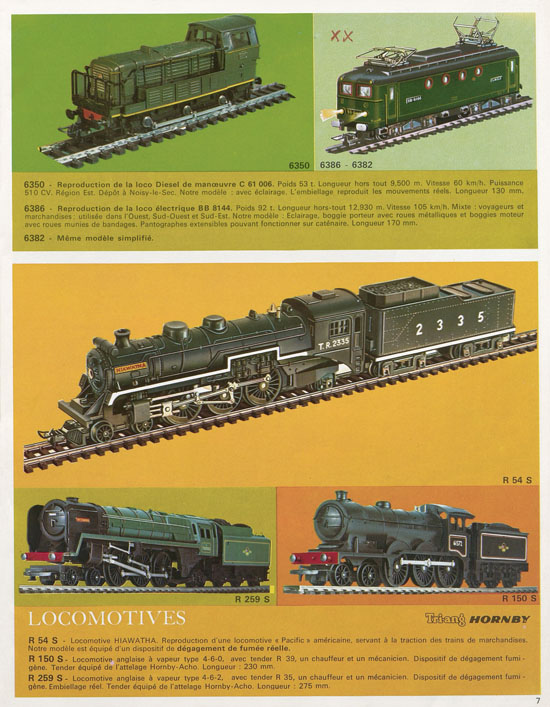 Meccano Hornby-AcH0 Katalog 1969