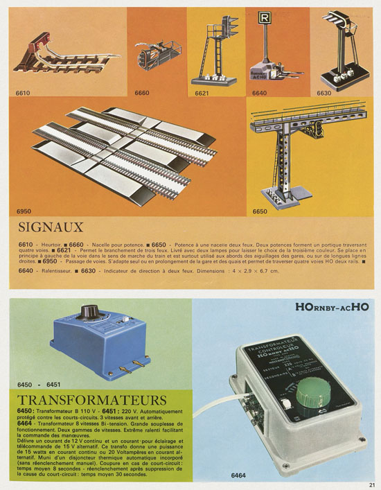 Meccano Hornby-AcH0 Katalog 1969