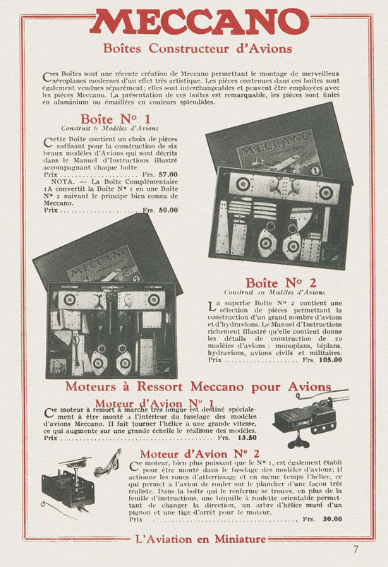 Meccano et Trains Hornby Katalog 1933