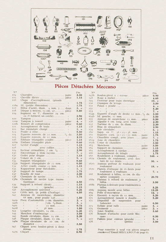 Meccano et Trains Hornby Katalog 1933