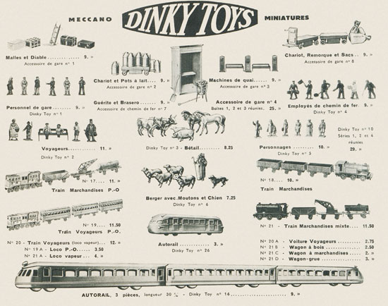 Meccano Mecanique en miniature 1935-1936