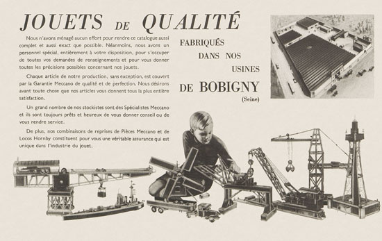 Seite 2 Meccano Le Livre des Meilleurs Jouets Katalog 1938-1939