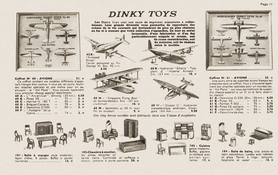Seite 19 Meccano Le Livre des Meilleurs Jouets Katalog 1938-1939