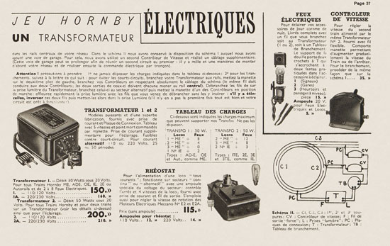 Seite 39 Meccano Le Livre des Meilleurs Jouets Katalog 1938-1939