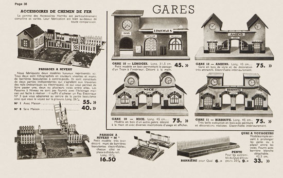 Seite 40 Meccano Le Livre des Meilleurs Jouets Katalog 1938-1939