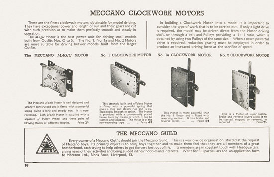 Meccano The Stars send their Message Katalog 1939-1940