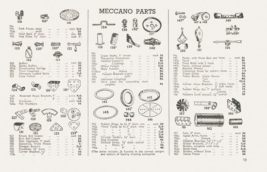 Meccano The Stars send their Message Katalog 1939-1940