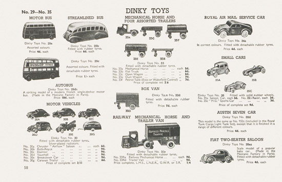 Meccano The Stars send their Message Katalog 1939-1940