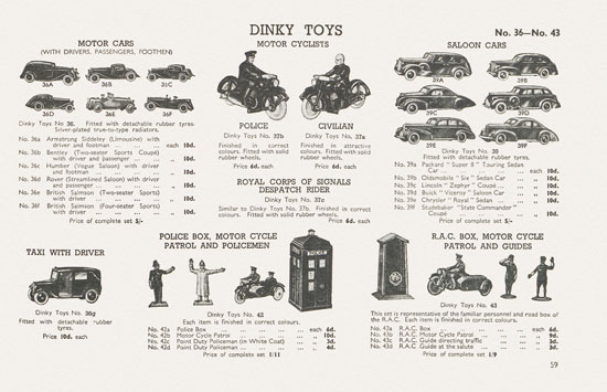 Meccano The Stars send their Message Katalog 1939-1940