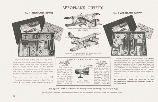 Meccano The Stars send their Message Katalog 1939-1940