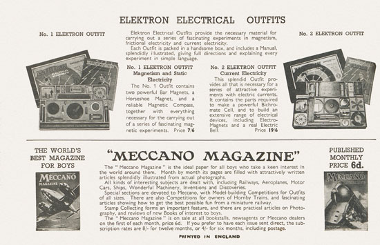 Meccano The Stars send their Message Katalog 1939-1940