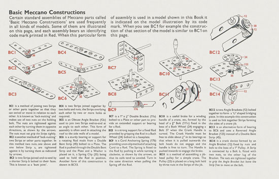 Meccano Book of models 0-1 1962