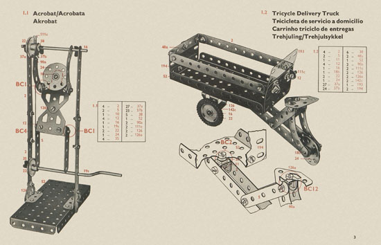 Meccano Book of models 1-67 1967