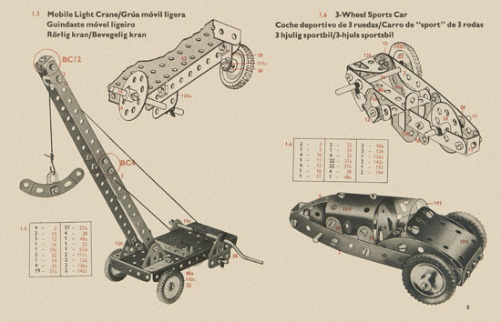 Meccano Book of models 1-67 1967