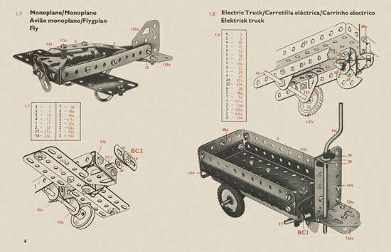 Meccano Book of models 1-67 1967