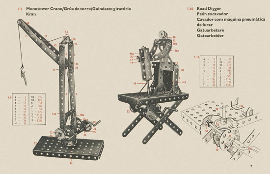 Meccano Book of models 1-67 1967