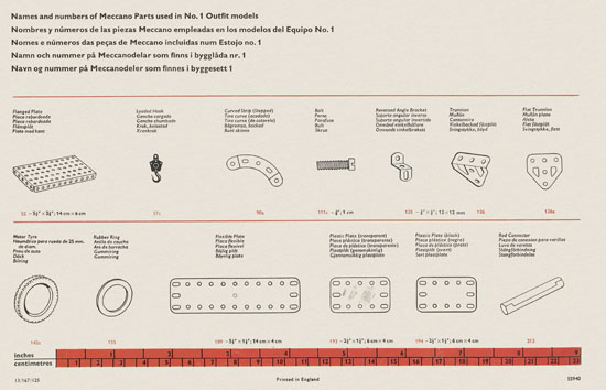 Meccano Book of models 1-67 1967