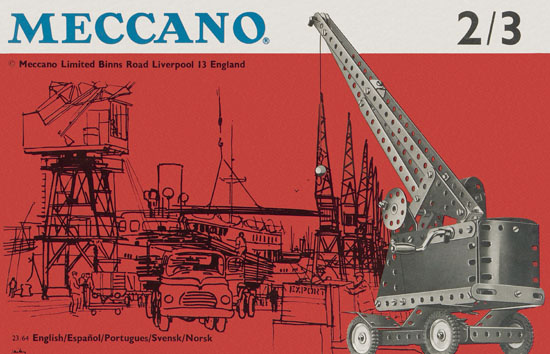 Meccano Book of models 2-3 1964