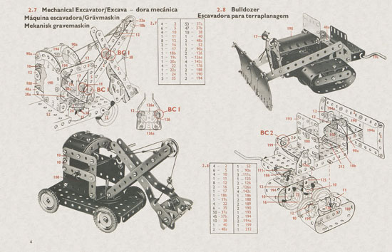 Meccano Book of models 2-3 1964