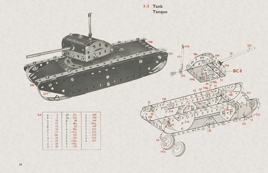 Meccano Book of models 2-3 1964