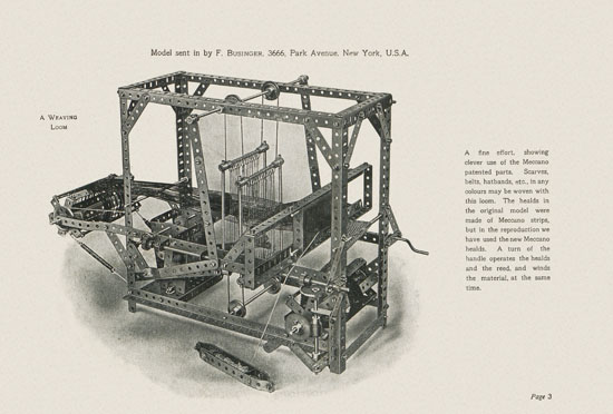 Meccano Prize Models catalog 1914-1915