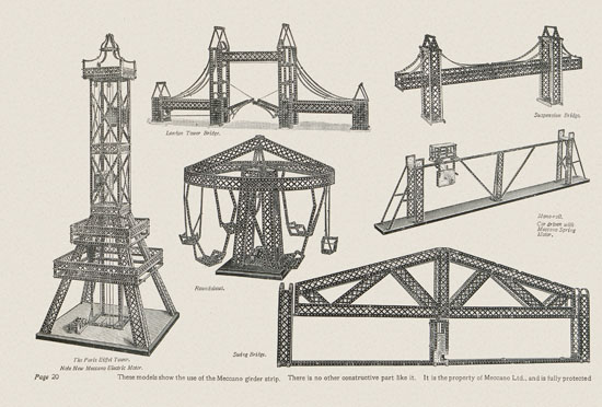 Meccano Prize Models catalog 1914-1915