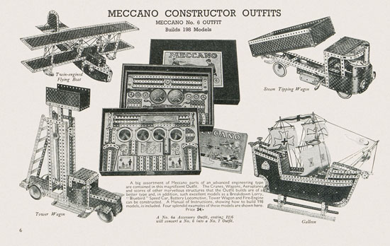 Meccano Toys of Quality catalog 1938-1939