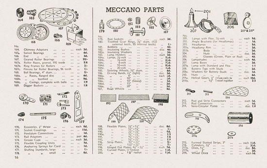 Meccano Toys of Quality catalog 1938-1939